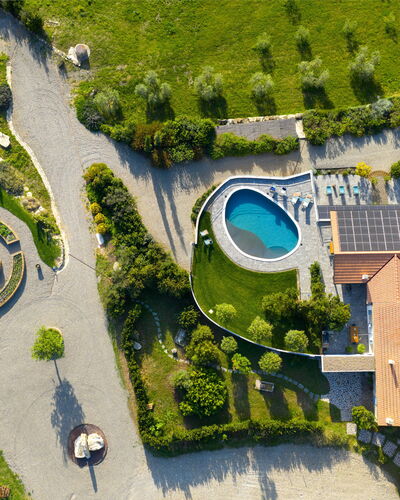 Villa Ombrone: Paysage, Design Urbain, Jardin, Piscine, Vue Du Ciel, Aménagement Paysager, Biens, Pelouse, Conception, Parc