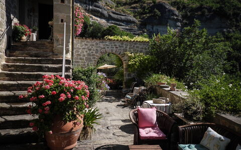 Agriturismo Arcera: Pot De Fleur, Arbuste, Plante D'Appartement, Jardin, Cour, Mobilier De Jardin, Balcon, Hacienda, Aménagement Paysager