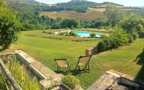 Villa Campo al Vento - Country Farm: Paysage, Jardin, Biens, Piscine, Aménagement Paysager, Pelouse, Ferme, Arrière-Cour, Eco Hôtel, Mobilier De Jardin