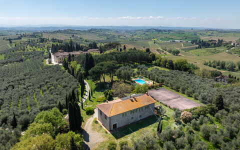 Il Leccio, Vinci, Private Pool and Tennis: Herbe, Arbuste, Paysage, Lot Terre, Zone Rurale, Plaine, Biens, Plantation, Prairie