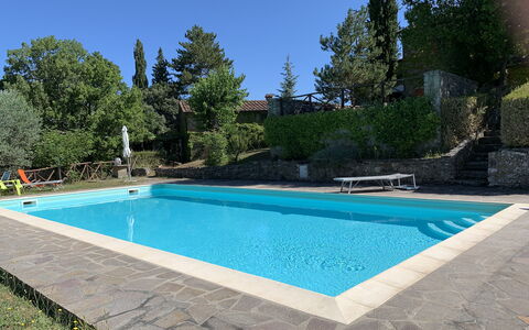 Casa Chimera: Piscine, Bleu, Recours, Composite, Ombre, Eco Hôtel, Arrière-Cour, Hacienda, Jardin, Caractéristique De L'Eau