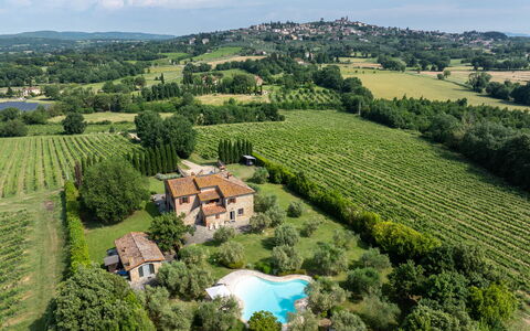 Podere Il Pozzangone, Lucignano: Zone Résidentielle, Paysage, Zone Rurale, Maison, Lot Terre, Domicile, Plaine, Biens, Établissements Humains, Plantation