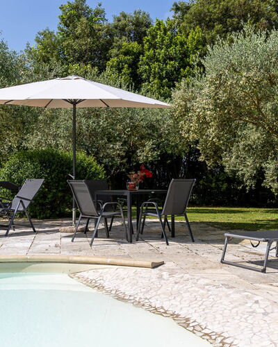Podere Il Pozzangone, Lucignano: Meubles, Mobilier De Jardin, Chaise, Ombre, Parapluie, Piscine, Tableau De Plein Air, Jardin, Recours, Balancelle