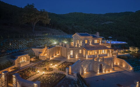 Villa Maddalena alla Guglielmesca: Architecture, Paysage, Biens, Manoir, Villa, Aménagement Paysager, Village, Hacienda, Ferme, Village De Montagne