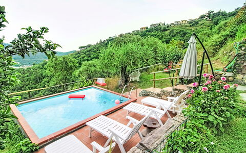 Cà Olivella: Meubles, Table Cuisine Et Salle A Manger, Chaise, Sol, Mer, Balcon, Océan, Recours, Eco Hôtel, Salle À Manger