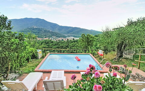 Cà Olivella: Meubles, Table Cuisine Et Salle A Manger, Chaise, Sol, Mer, Balcon, Océan, Recours, Eco Hôtel, Salle À Manger