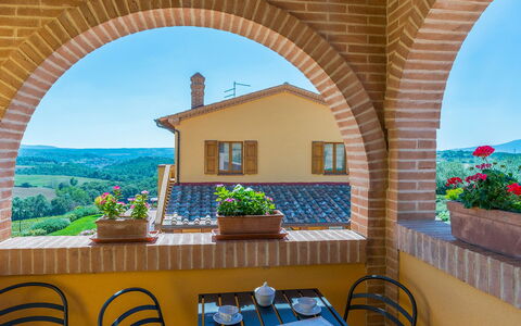 Poderina dei Poggi 12: Domicile, Chaise, Villa, Plante D'Appartement, Hacienda, Hôtel, Balcon, Mobilier De Jardin