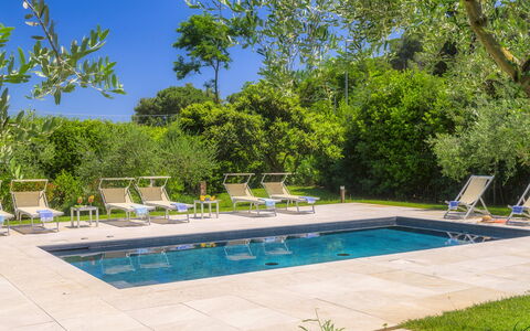 Villa Giomoa 8: Piscine, Mobilier De Jardin, Meubles, Recours, Jardin, Ombre, Balancelle, Chaise, Aménagement Paysager, Eco Hôtel