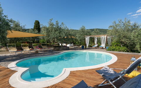 Buca delle Fate 8: Piscine, Meubles, Mobilier De Jardin, Chaise, Recours, Parapluie, Eco Hôtel, Ombre, Tableau De Plein Air, Patio