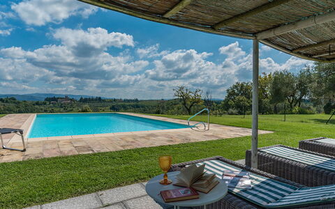 Casabianca 12: Bleu, Piscine, Ombre, Mobilier De Jardin, Eco Hôtel, Ferme, Villa