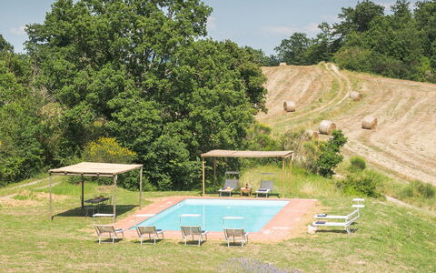 Amantino 8: Lot Terre, Loisir, Jardin, Piscine, Pelouse, Mobilier De Jardin, Ferme, Ombre, Biens