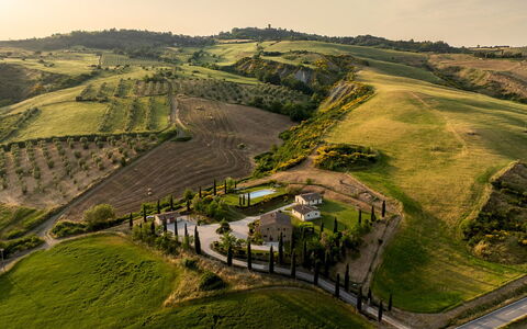 Podere Collelungo 14: Paysage Naturel, Paysage, Prairie, Plaine, Lot Terre, Zone Rurale, Champ, Plantation, Pâturage, Prairie