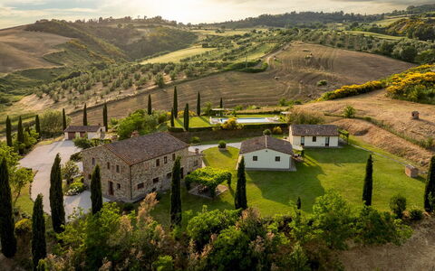 Podere Collelungo 14: Biens, Plantation, Aménagement Paysager, Jardin, Villa, Manoir, Ferme, Ferme, Agriculture