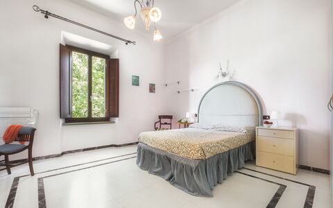 Villa Croci 12: Design Intérieur, Mur, Sol, Sol, Plafond, Chambre, Meubles, Pièce, Lit, Éclairage