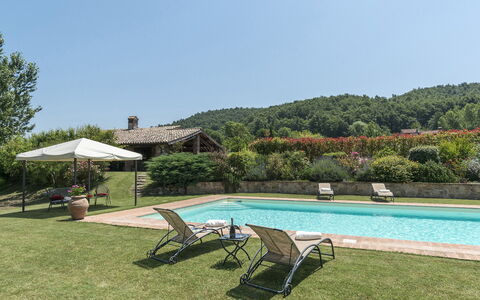 Casale al Doglio 6+1: Piscine, Ferme, Eco Hôtel, Recours, Biens, Jardin, Hacienda, Chalet, Villa, Aménagement Paysager
