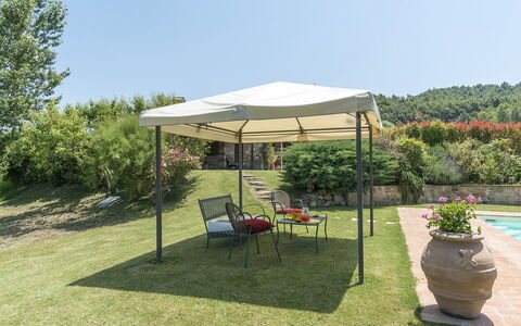 Casale al Doglio 6+1: Canopée, Belvédère, Jardin, Ombre, Pavillon, Structure En Plein Air, Mobilier De Jardin, Parapluie, Arrière-Cour, Aménagement Paysager