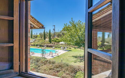 Il Fitto 10: Piscine, Biens, Chalet, Jardin, Ferme, Arrière-Cour, Aménagement Paysager, Pelouse, Ombre, Recours
