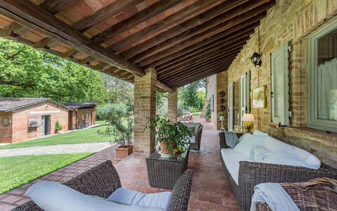 Il Molinaccio 14+2: Domicile, Maison, Chalet, Meubles, Biens, Porte, Jardin, Brique, Porche, Ferme
