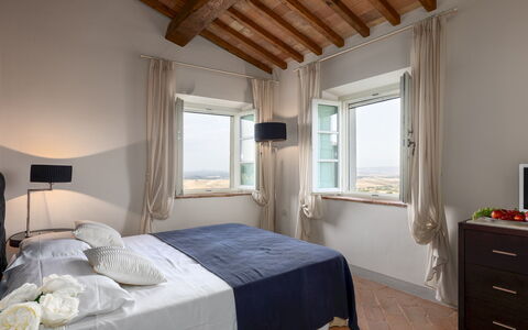 Villa Panorama 14: Meubles, Lit, Chambre, Design Intérieur, Domicile, Pièce, Plafond, Linge, Literie, Sol