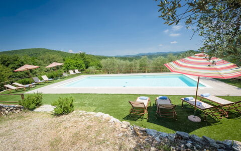 Villa la Poiana 10: Montagnes Relief, Colline, Montagne, Piscine, Chaîne De Montagnes, Station De Montagne, Eco Hôtel, Mobilier De Jardin, Recours, Biens