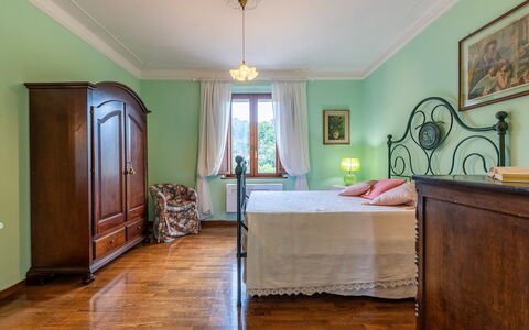 Casale le Conce 6: Meubles, Design Intérieur, Lit, Chambre, Bois, Sol, Plafond, Sol, Pièce, Literie