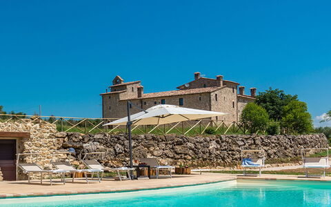 Santa Illuminata 12: Paysage, Biens, Château, Villa, Mur De Pierre, Manoir, Hacienda, Piscine