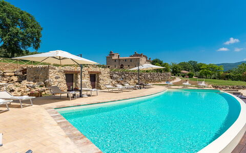 Santa Illuminata 12: Paysage, Biens, Château, Villa, Cumulus, Aménagement Paysager, Manoir, Meteorologique Phénomène, Hacienda