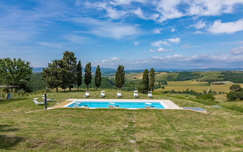 Casale Rasa 20+2: Paysage, Plaine, Prairie, Lot Terre, Prairie, Piscine, Pâturage, Pelouse, Champ, Biens