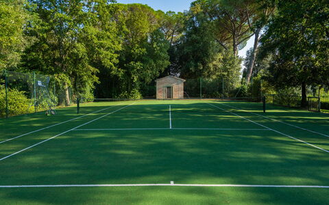 Tenuta di Pratello 24: Arbre, Court De Tennis, Tennis, Sport Raquette, Ombre, Pelouse, Parc