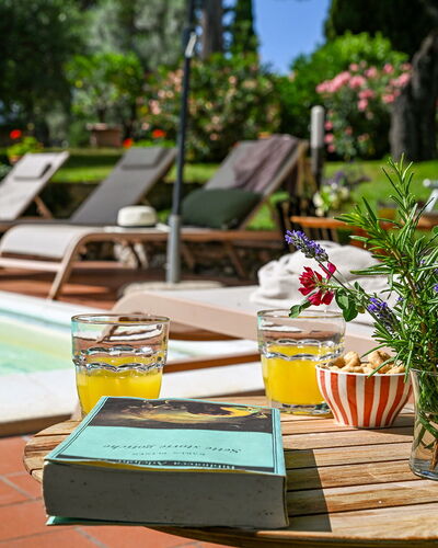 Villa Caterina 8: Piscine, Mobilier De Jardin, Meubles, Recours, Balancelle, Eco Hôtel, Jardin, Chaise, Tableau De Plein Air, Ombre