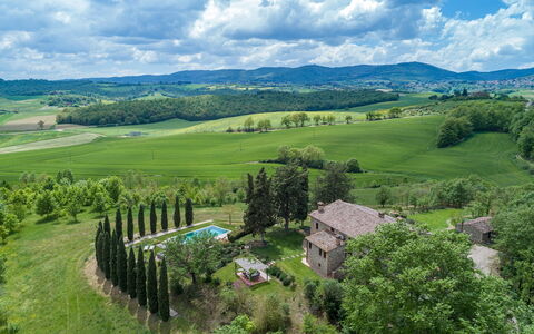 Podere Fabbrica 12: Paysage, Maison, Lot Terre, Plaine, Biens, Zone Rurale, Domicile, Plantation, Ferme, Aménagement Paysager