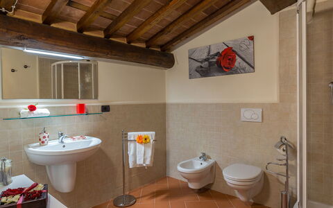 L'Ovile 8: Luminaire Plomberie, Sol, Sol, Plomberie, Robinet, Évier, Salle De Bains, Tuile, Lavabo, Toilette