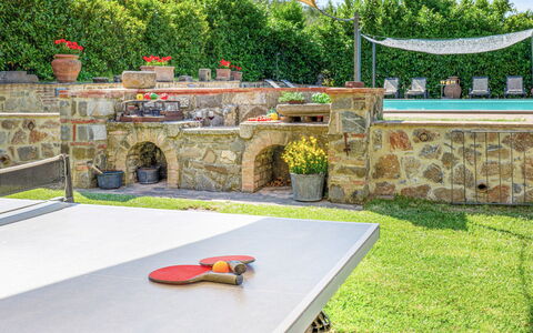Le Macine 6: Jardin, Piscine, Loisir, Mobilier De Jardin, Recours, Arrière-Cour, Dalle, Ombre, Aménagement Paysager, Pot De Fleur