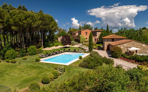 Podere Bellaria 18+2: Jardin, Aménagement Paysager, Villa, Ferme