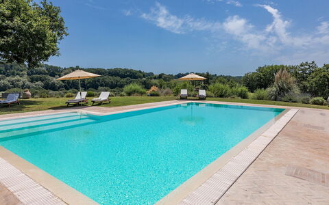 Casale Piattini 10: Piscine, Bleu, L'Eau, Recours, Caractéristique De L'Eau, Thermes, Eco Hôtel, Jardin, Aménagement Paysager, Ombre