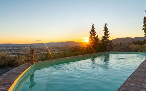 Torre al Poggio 8: Bleu, Piscine, Crépuscule, Soirée, Lever Du Soleil, Le Coucher Du Soleil, Eco Hôtel, Afterglow