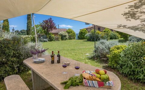 Podere San Ansano 14+2: Meubles, Ombre, Jardin, Mobilier De Jardin, Chaise, Tableau De Plein Air, Loisir, Aménagement Paysager, Canopée, Cour