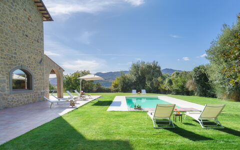 Casale del Castagneto 8: Piscine, Lot Terre, Ferme, Jardin, Biens, Chalet, Aménagement Paysager, Pelouse, Villa, Hacienda