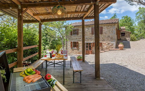 Casa Largnano 6+2: Bois, Chalet, Zone Rurale, Cabane En Rondins, Batiments Jardin, Arrière-Cour, Dur, Jardin, Ferme, Lumber