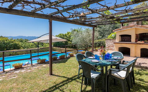 Villa Paola 6: Piscine, Recours, Eco Hôtel, Loisir, Mobilier De Jardin, Hacienda, Villa, Caractéristique De L'Eau, Arrière-Cour, Chaise