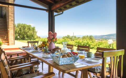 La Panoramica 8: Meubles, Table, Chaise, Table Cuisine Et Salle A Manger, Mobilier De Jardin, Lot Terre, Domicile, Tableau De Plein Air, Eco Hôtel, Jardin