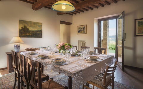 La Panoramica 8: Meubles, Salle À Manger, Table, Design Intérieur, Table Cuisine Et Salle A Manger, Chaise, Sol, Cadre, Pièce, Domicile