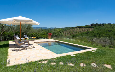 Country House Lo Spigo 4: Piscine, Mobilier De Jardin, Jardin, Aménagement Paysager, Dalle, Ombre, Balancelle, Arrière-Cour, Parapluie, Recours