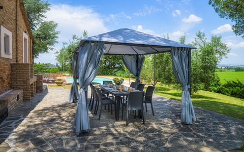 Fonte Pinella 8: Meubles, Chaise, Mobilier De Jardin, Belvédère, Ombre, Canopée, Table, Tableau De Plein Air, Jardin, Structure En Plein Air