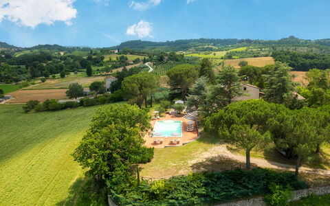 Fonte Pinella 8: Aliments, Piscine, Hacienda, Eco Hôtel, Recours, Villa, Ferme, Ferme, Vue Du Ciel, Plantation