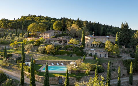 Poggio Novoli 6: Paysage, Biens, Aménagement Paysager, Jardin, Manoir, Formations Arbustives, Plantation, Villa