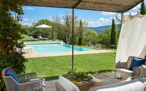 Poggio Novoli 6: Meubles, Mobilier De Jardin, Piscine, Chaise, Ombre, Jardin, Eco Hôtel, Recours, Arrière-Cour, Loisir