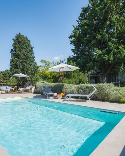 Podere Caprarecce 8: Bleu, Piscine, Biens, Mobilier De Jardin, Villa, Recours, Jardin, Aménagement Paysager, Ferme, Eco Hôtel