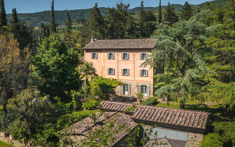 Villa Metelliano 10: Arbre, Bâtiment, Fenêtre, Maison, Arbuste, Domicile, Toit, Zone Rurale, Biens, Chalet