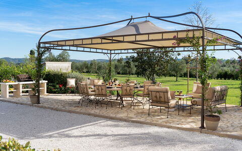 La Buganvilla 14: Belvédère, Meubles, Jardin, Canopée, Pavillon, Ombre, Structure En Plein Air, Mobilier De Jardin, Tableau De Plein Air, Patio